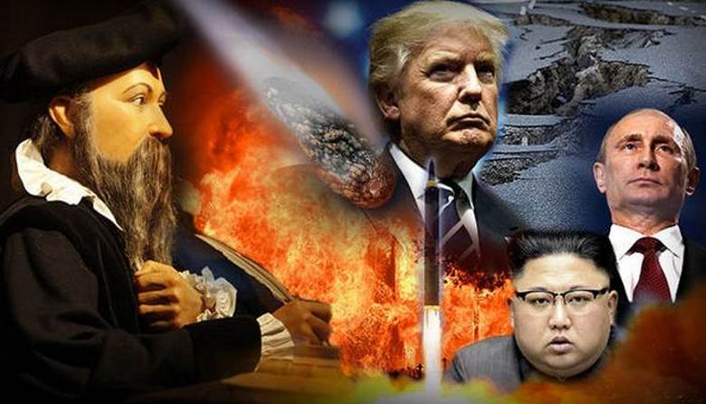 Jemand braucht die schrecklichen Vorhersagen von Nostradamus für 2018