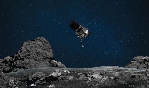 Die NASA-Sonde konnte der Kollision nur knapp entkommen, während sie Bodenproben von der Asteroidenoberfläche sammelte 